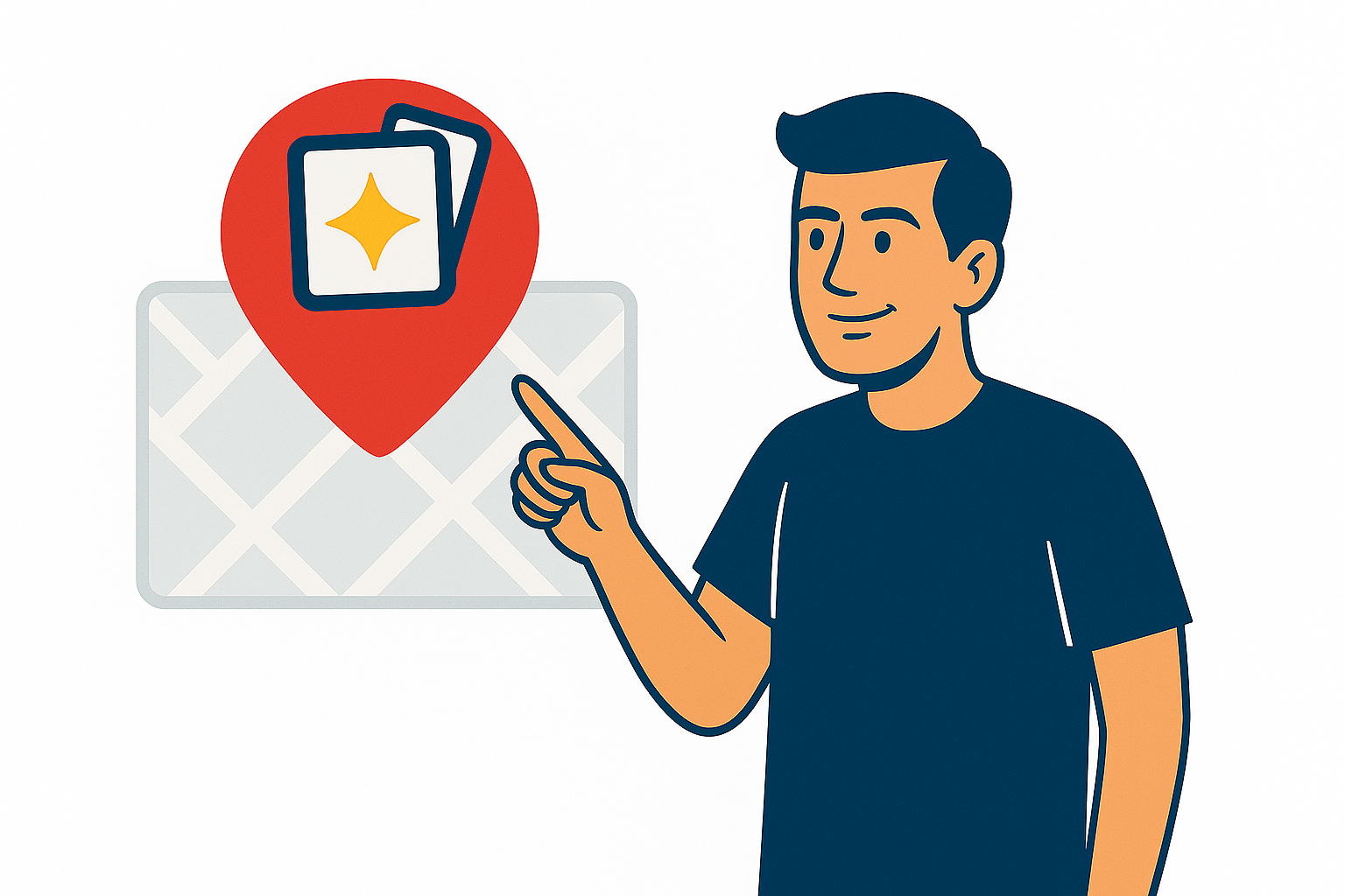 Find Trading Card Shops Illustration